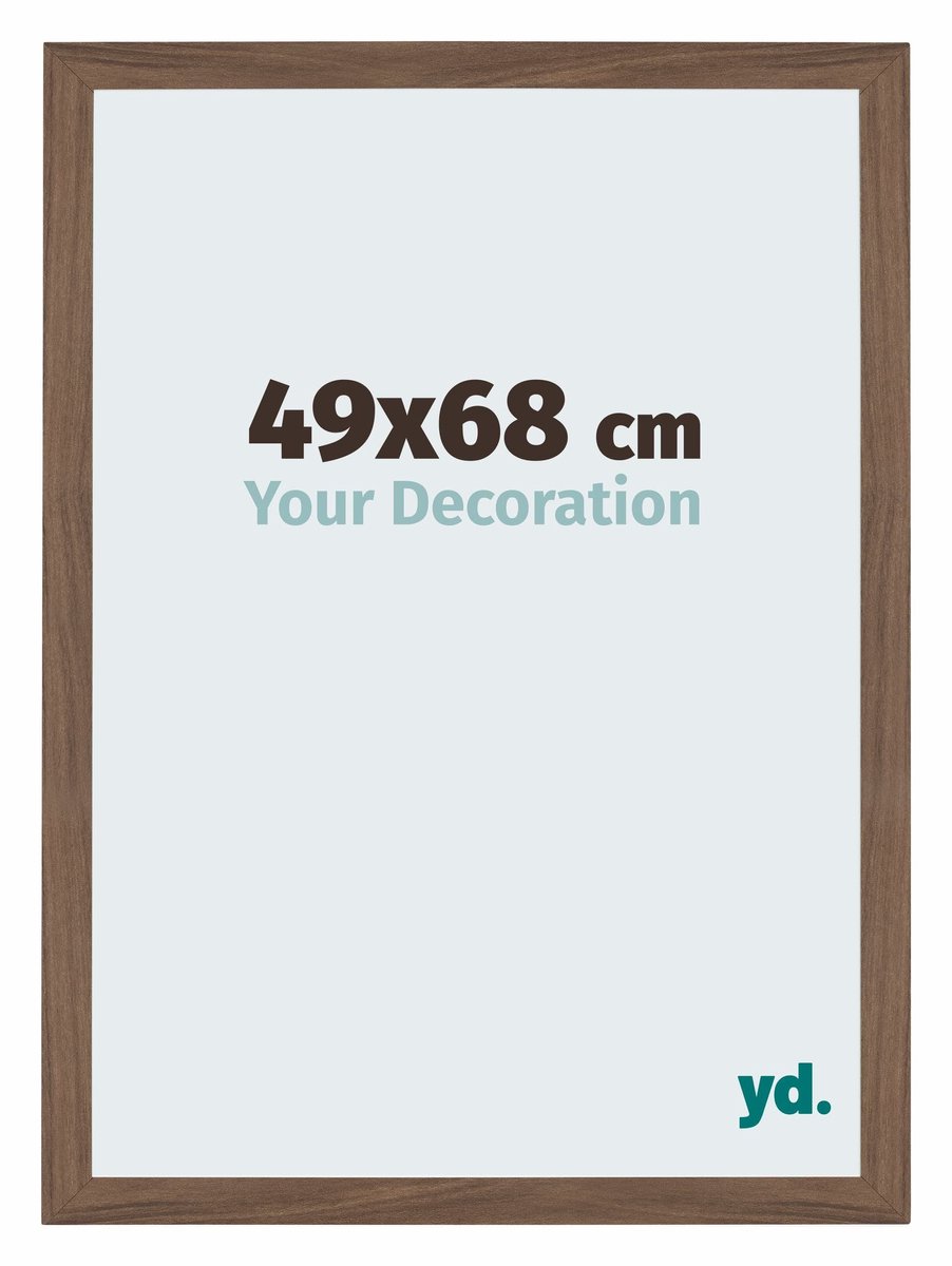 Your Decoration - Fotolijst 49x68 cm - MDF - Walnoot Donker - Mura