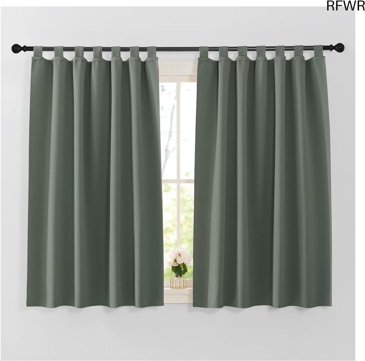 RFWR® Verduisterende Gordijnen 140x137cm - Thermische Gordijnen voor Optimaal Comfort in Woonkamer en Slaapkamer