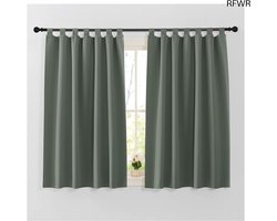 RFWR® Verduisterende Gordijnen 140x137cm - Thermische Gordijnen voor Optimaal Comfort in Woonkamer en Slaapkamer