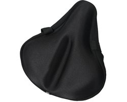 Zitkussen voor hometrainer – 27 x 25 cm gelzadelhoes voor breed fietszadel, comfortabel voor vrouwen, spinningfiets, indoor cycling