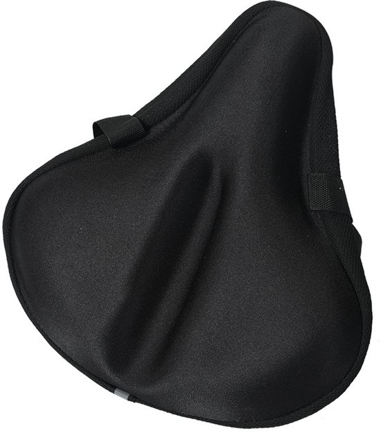 Housse De Selle Bikeroo Pour Vélo D'appartement – Taille Large, Gel, Noir