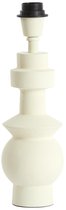 Light & Living Lampe de Table Esino - 30cm - Crème - sans abat-jour