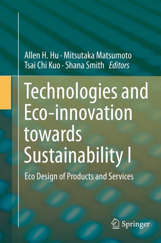 Technologies and Eco-innovation towards Sustainability I - cover