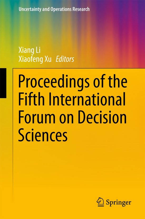 Uncertainty and Operations Research- Proceedings of the Fift ... - cover