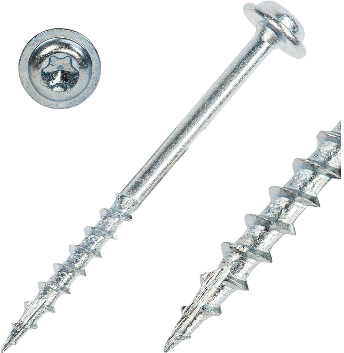 UJK Pocket hole schroeven T20 4,0x60 mm, grof, 500 stuks