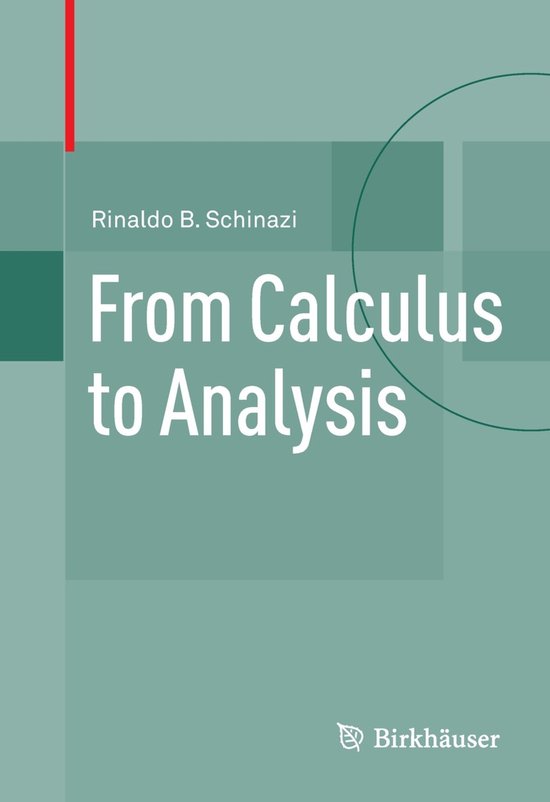 From Calculus To Analysis - cover