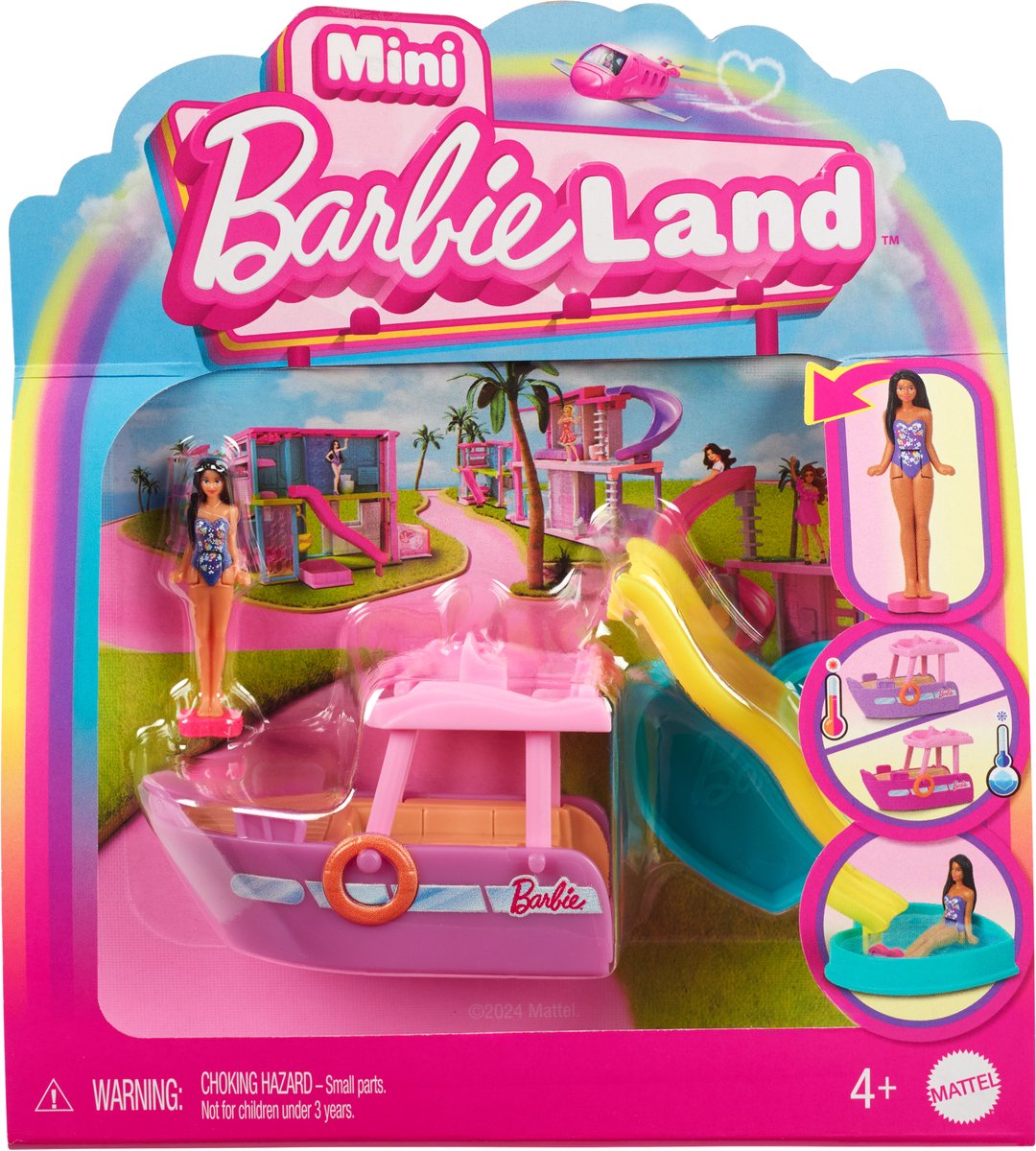 Mini Barbieland voertuigen assorti