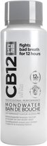 CB12 White Mondwater - Frisse Adem en Whitening effect - 12 uur bescherming - Met fluoride en pepermuntsmaak - Alocholvrij - 250ml