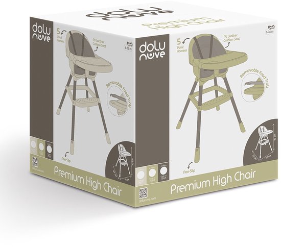 Dolu Premium Relax Beige Kinderstoel van DOLU — afbeelding 4