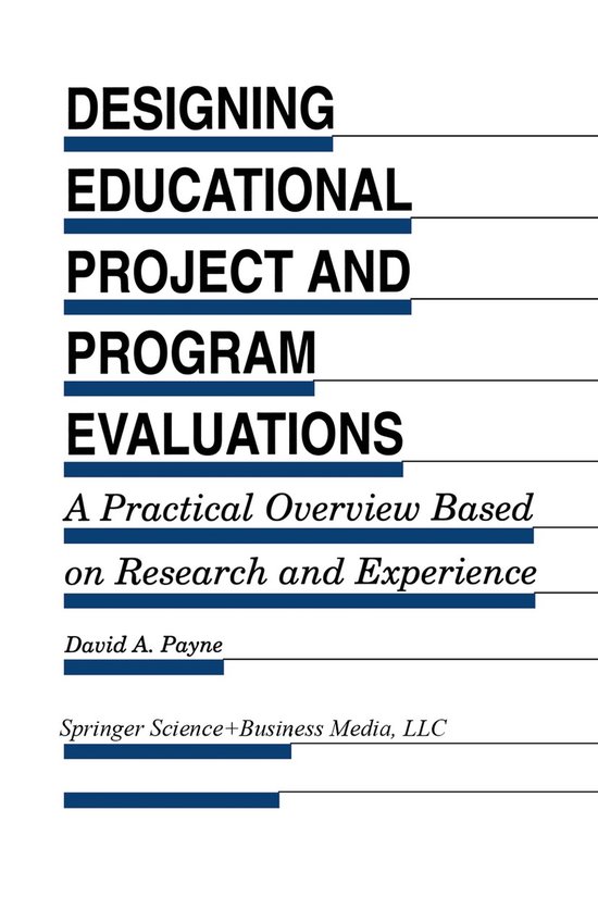 Designing Educational Project and Program Evaluations - cover