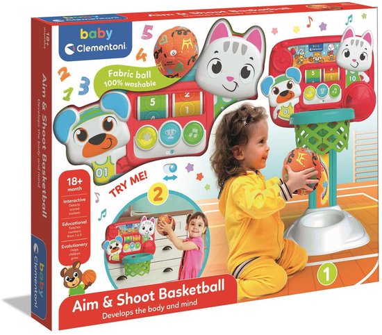 Foto: Baby clementoni basketbal set speelset met geluid vanaf 18 maanden