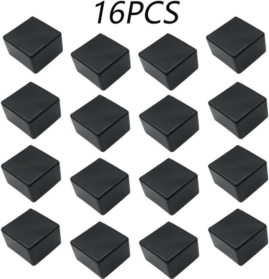 QUARKZMAN 25 stuks rubberen eindkappen 10 mm ID