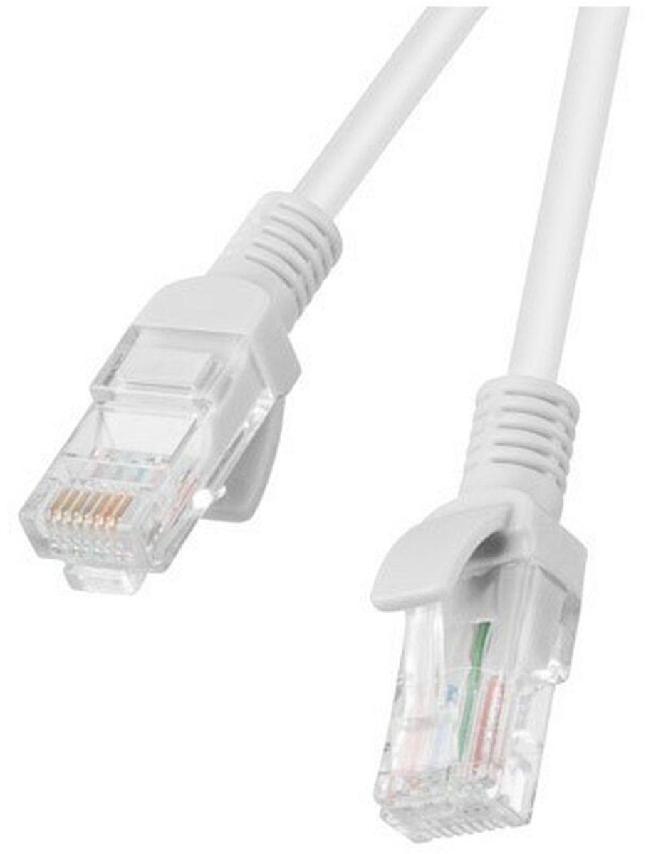 Stevige UTP-netwerkkabel categorie 6 Lanberg PCU6-20CC-0150-S Wit 1,5 m