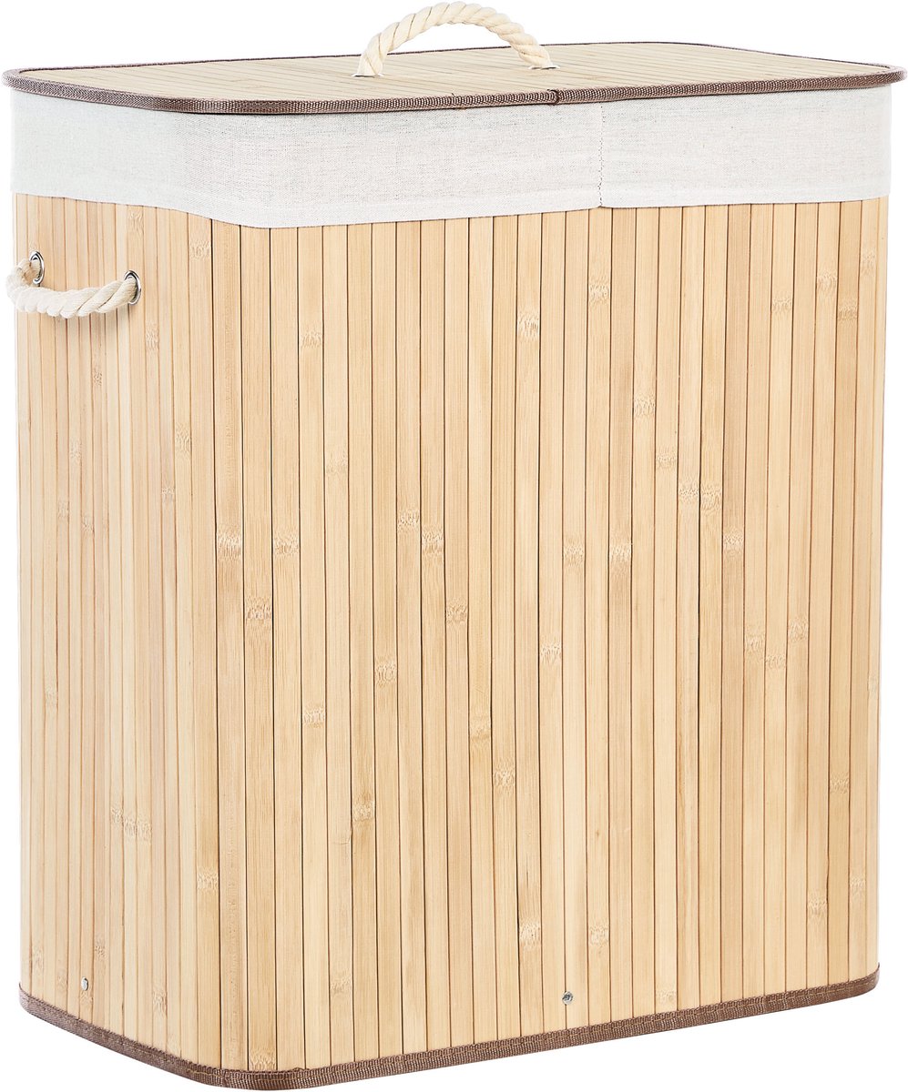 Goedkoopste Mand KANDY Bamboehout Lichtbruin