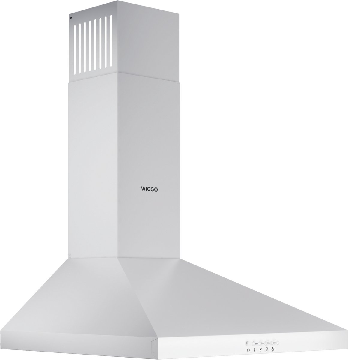 Wiggo WE-C530P(W) - Wandschouw Afzuigkap - 50cm - Wit
