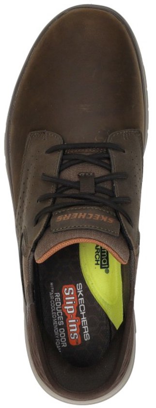 Skechers Slip-Ins : Orell-Yates, Homme, Marron, Baskets pour femmes, pointure : 45