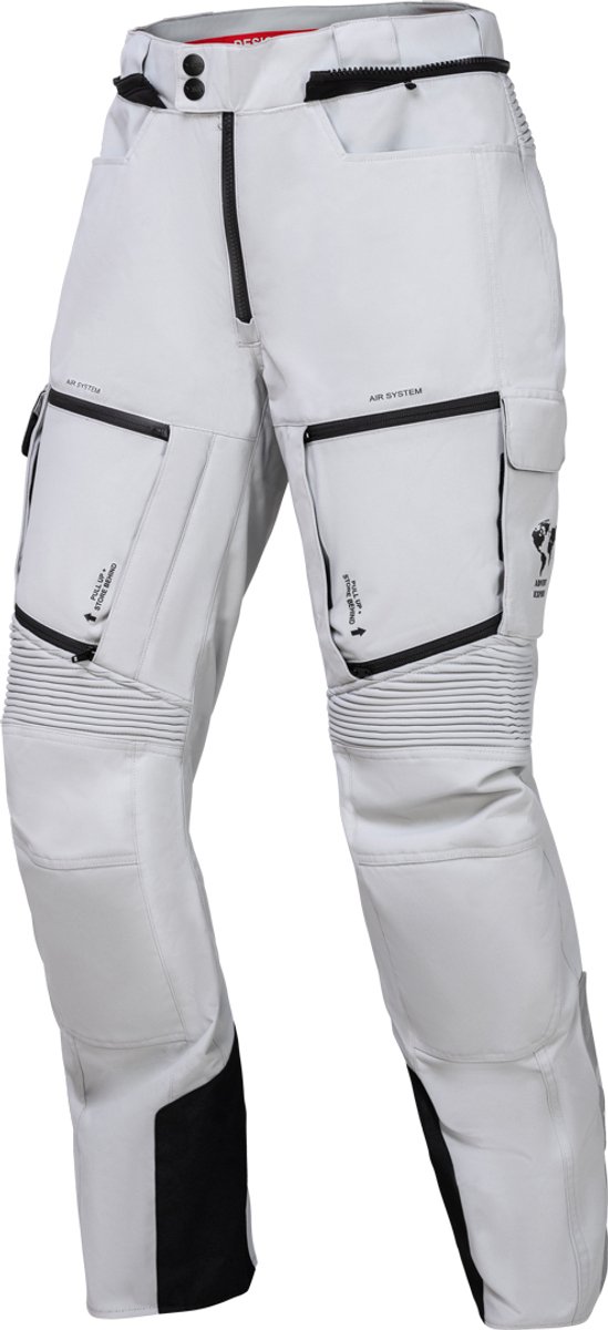IXS Montevideo-Air 3.0 Light Grijs Textiele Motorbroek - Broek