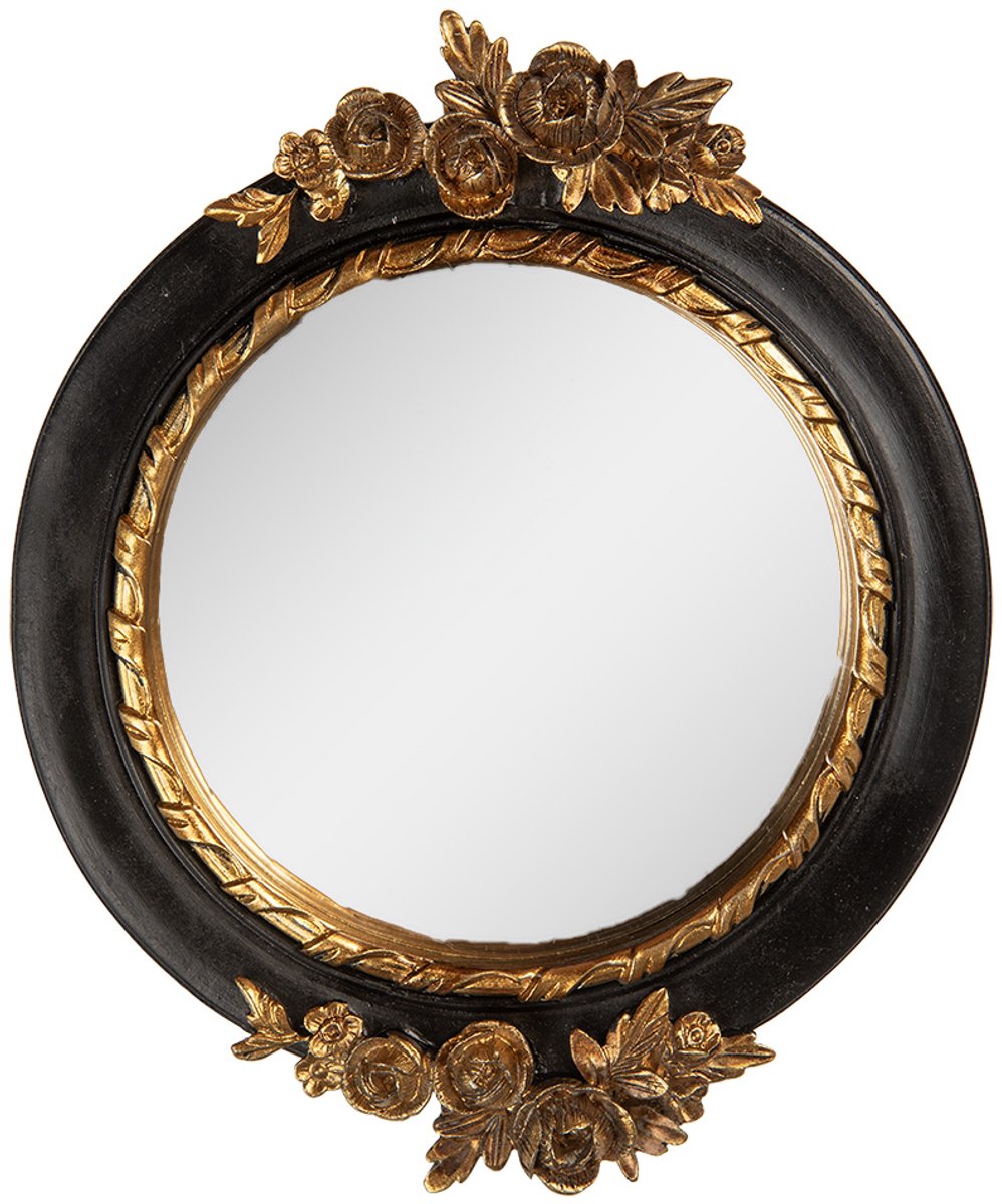 Spiegel 14x2x16 cm Zwart Kunststof