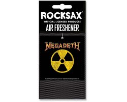 Rocksax Megadeth - Logo Luchtverfrisser - Zwart