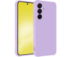 Hoesje - Geschikt voor Samsung Galaxy A56 - Sterk & Shockproof - Hoes Cover - Siliconen Case - Telefoonhoesjes - Lila
