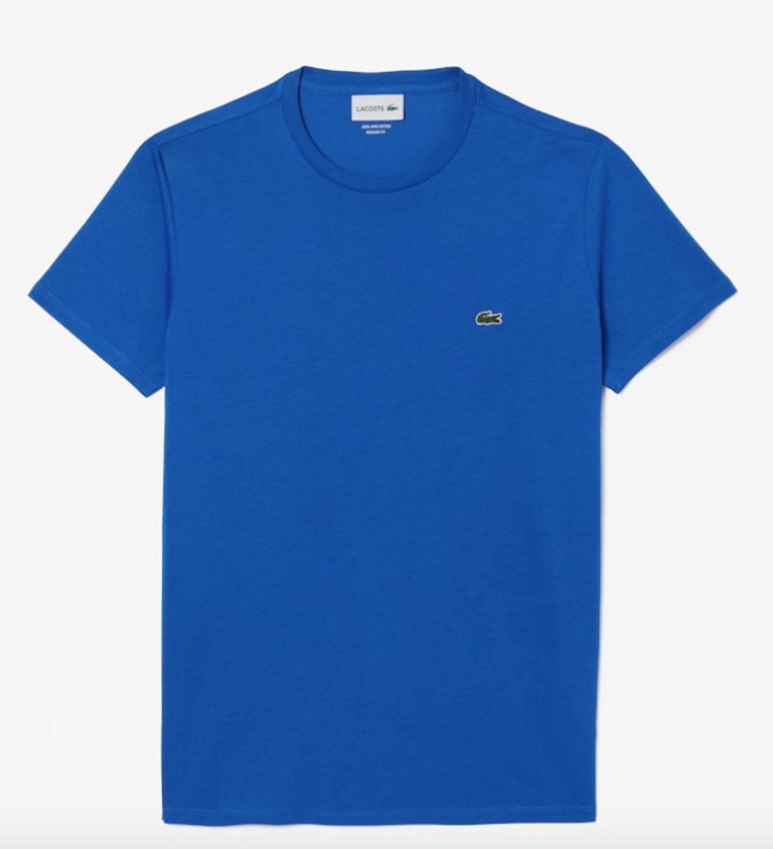 Lacoste 1ht1 Mens Tee-shirt 12 Polo’s & T-shirts Heren Blauw