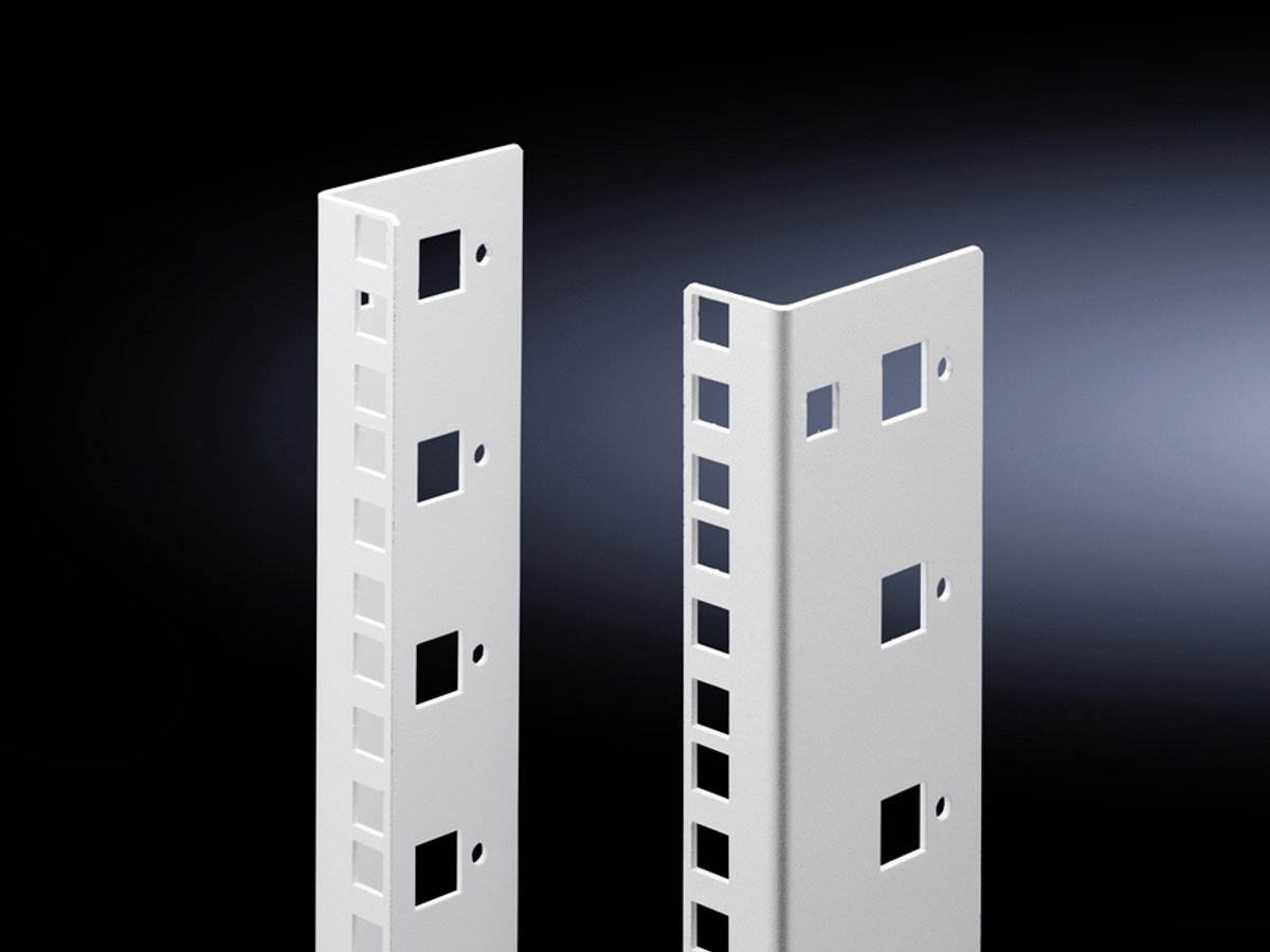 Rittal 7507.712 19 inch Rails voor patchkast 12 HE Grijs