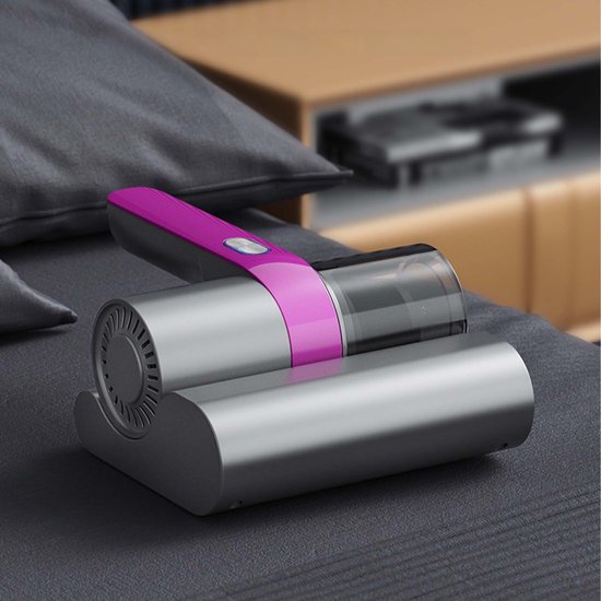 CHIWIN Bank en Matras Reiniger - Huisstofmijt Stofzuiger - Meubelreiniger - 10.000Pa Zuigkracht - UV-C Sterilisatietechnologie - Verwijdert 99,9% van Mijten en Bacteriën - Brede 210mm Zuigmond - 1800mAh - voor Fauteuils, Banken, Tapijten