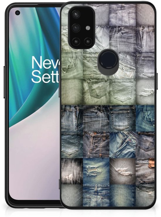 Coque OnePlus Nord N10 5G Nice Case avec Black Edge Jeans
