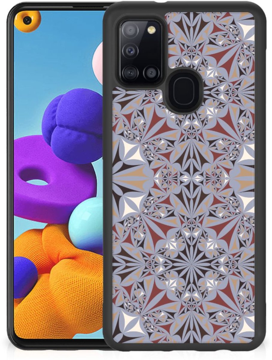 Samsung Galaxy A21s Gripcase Flower Tiles