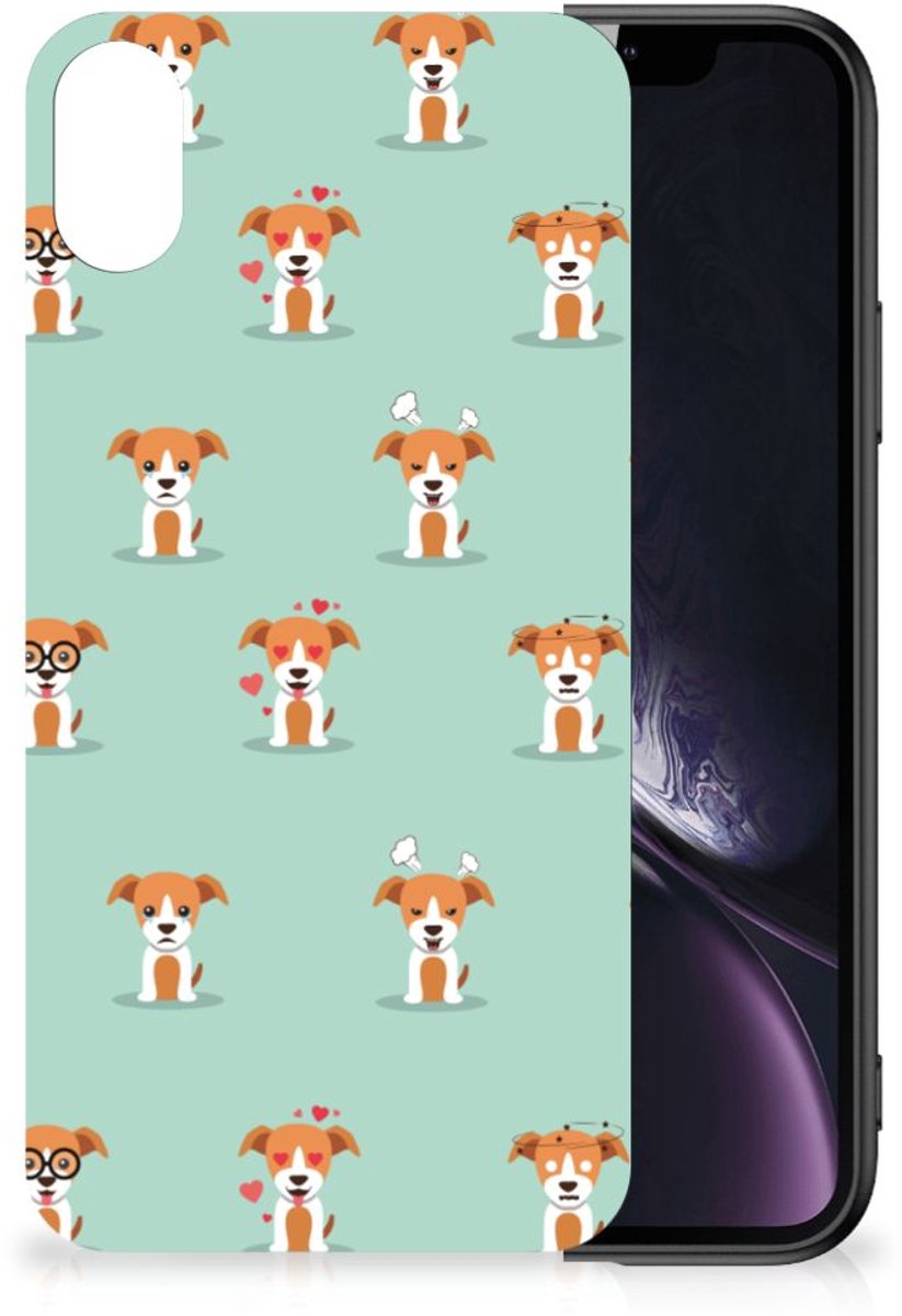 Apple iPhone XR Dierenprint Telefoonhoesje Pups