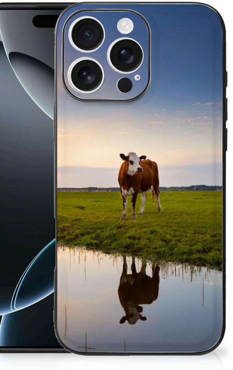 iPhone 16 Pro Max Dierenprint Telefoonhoesje Koe