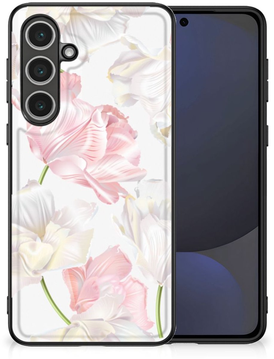Back Cover voor Samsung Galaxy S24 FE Bloemen Hoesje Lovely Flowers