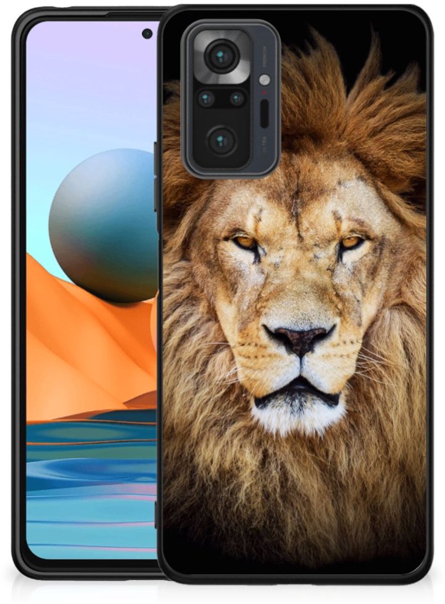 Xiaomi Redmi Note 10 Pro Dierenprint Telefoonhoesje Leeuw