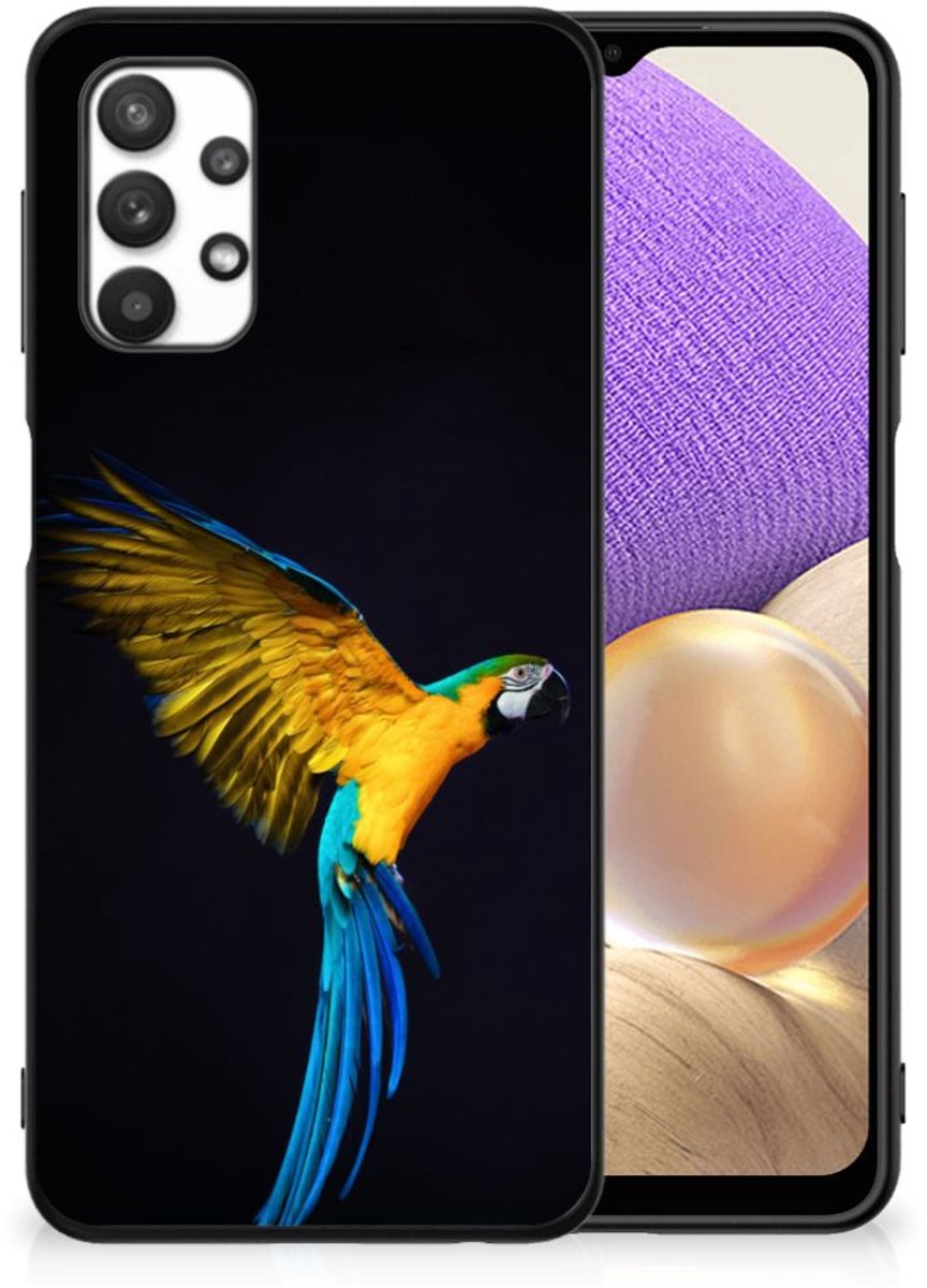 Samsung Galaxy A32 5G Dierenprint Telefoonhoesje Papegaai