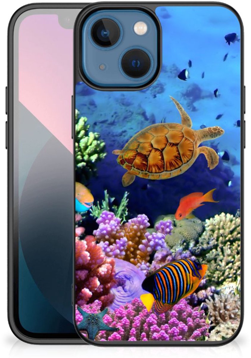 Apple iPhone 13 mini Dierenprint Telefoonhoesje Vissen