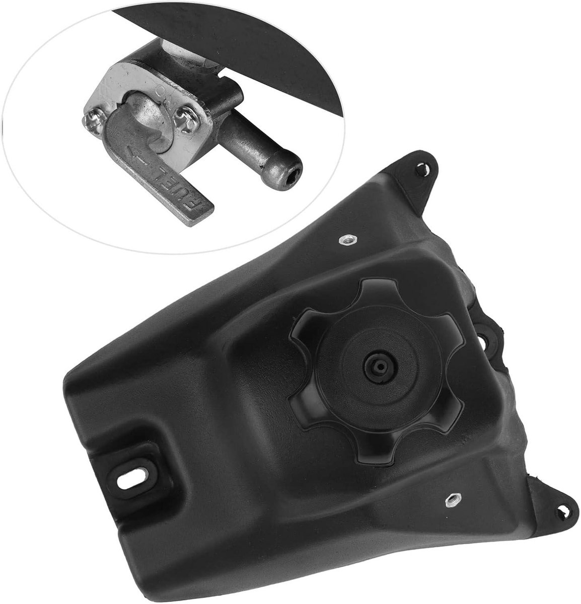Fuel Tank met Dop voor XR50 CRF50 - Vervanging Tank voor Dirt Bike Pit Bike - Inclusief Cap - Geschikt voor SR70 SR70B SR70c Pit Bikes