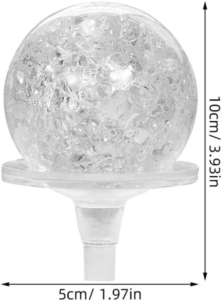 Kristallen Bol op Glazen Sokkel - 150mm - Nederland - Cadeau en Aromatherapie Artikelen Groothandel