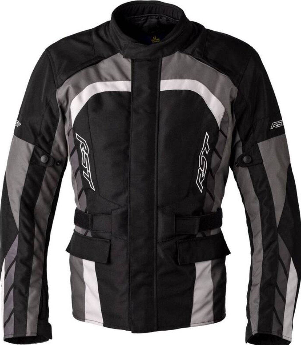 RST Textiel motorjas Alpha 5 CE Textieljas - Zwart/Grijs - Maat S Grijs & Grijs & Zwart S