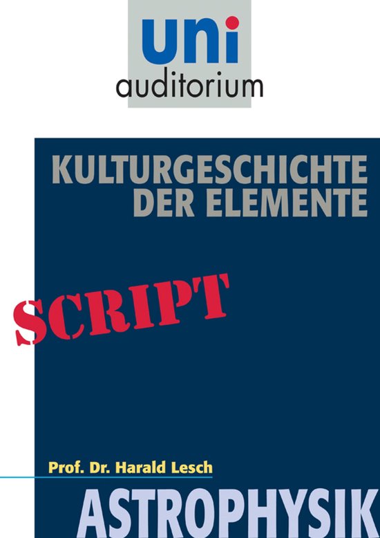Kulturgeschichte der Elemente - cover