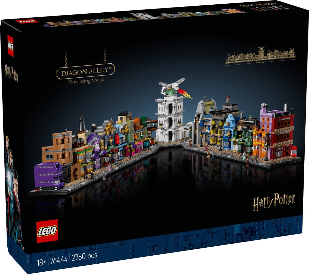 LEGO Harry Potter™ De Wegisweg™ tovenaarswinkels tovenaarsset - 76444 — afbeelding 2