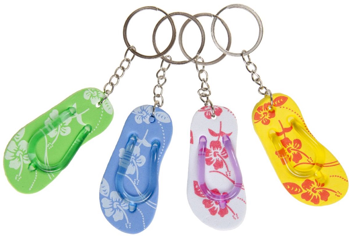 Duckiez Sleutelhanger Flipflop - 12 stuks