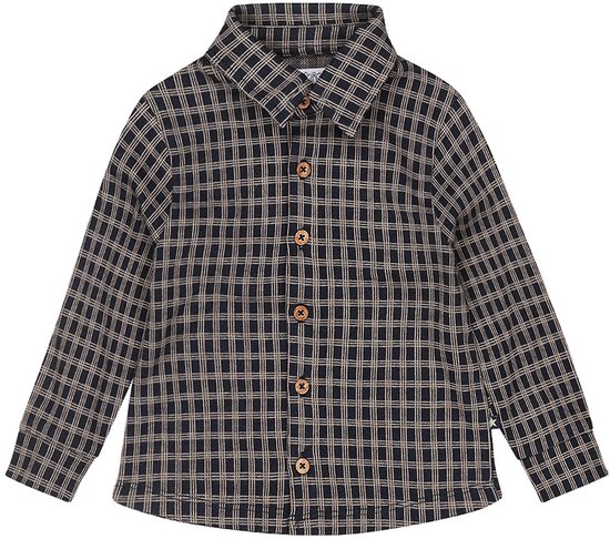 Dirkje Jongens Loose Fit Overhemd - Navy