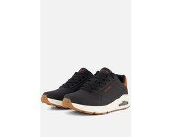 Skechers Uno - Suited On Air - Heren Sneakers - Zwart