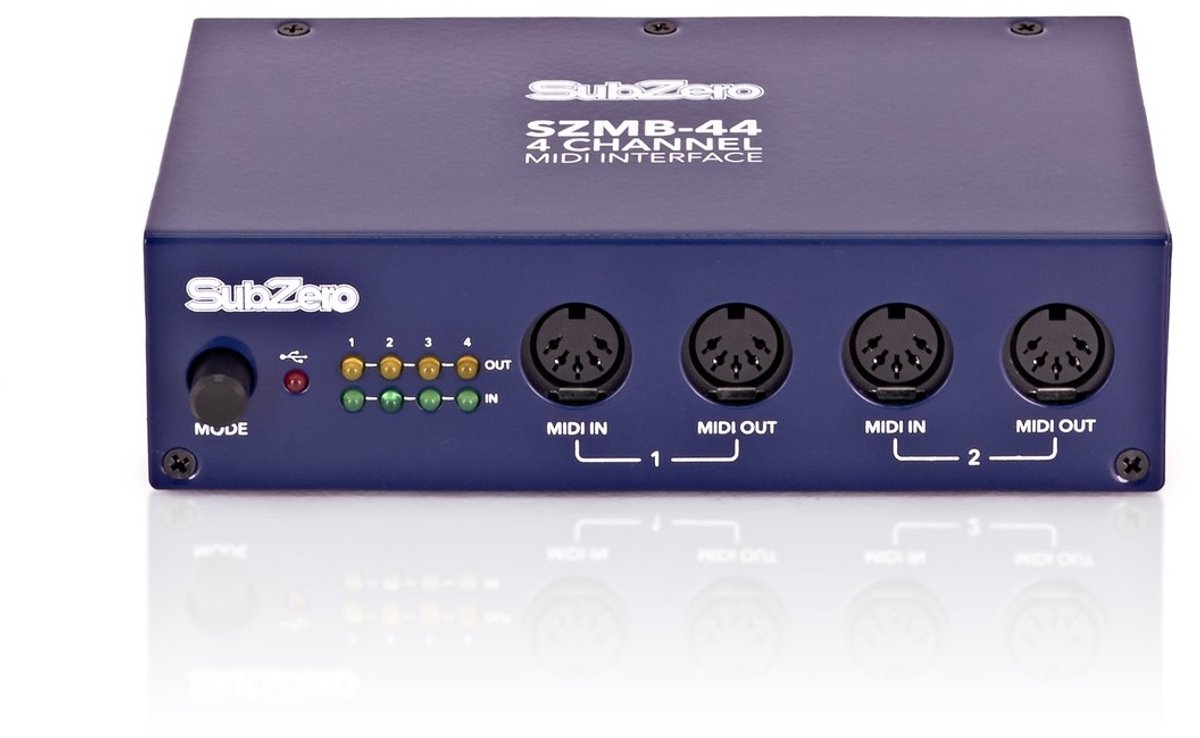 SubZero 4x4 MIDI-interface