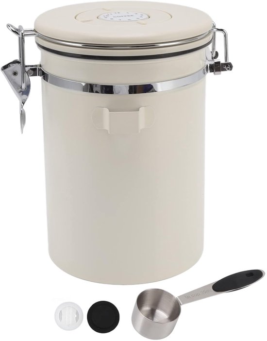 Xavax Boîte à Café/thé En Acier Inoxydable Pour 1 Kg De Café En Grains, Avec Pelle