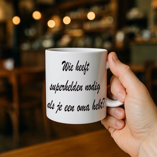 Mug grand-mère super-héros – Cadeau Perfect pour les grands-mères aimantes