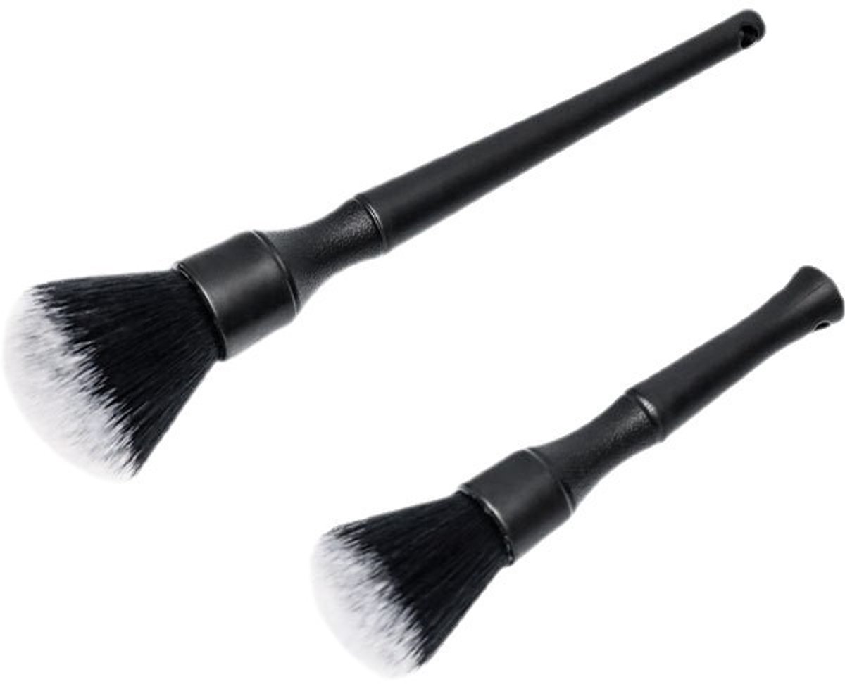 2 stuks super soft detail borstelset geschikt voor car cleaning scratchless car beauty
