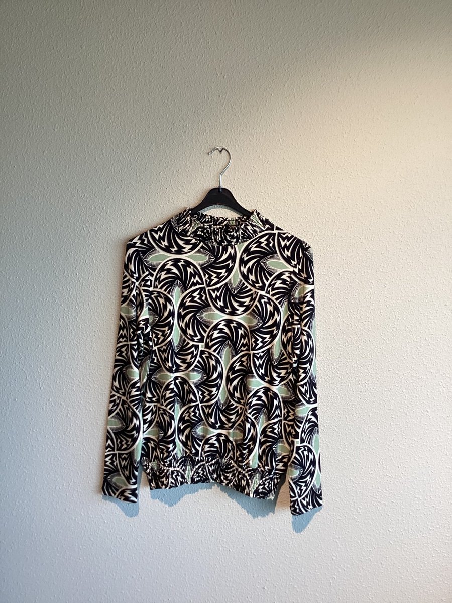 GEISHA - Bloes - Maat XS - Vrouwen - ZWART - Viscose