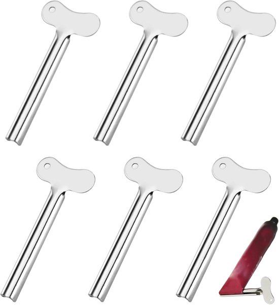 CORNERIA Tubeknijper Met Magneet & Zuignap - Wandmontage Tandpastahouder Voor Alle Tubes