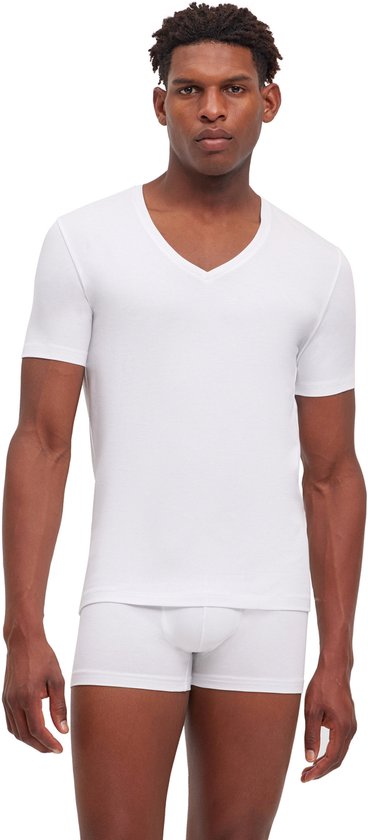 FALKE Lot de 2 t-shirts Daily Comfort Homme 68106 2000 Blanc XL